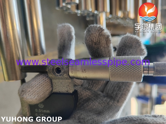 ASTM A249 TP316L Bright Annealed Stainless Steel Welded Tube Heat Exchanger Tube
