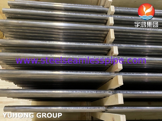 ASME SB163 UNS N04400 Nickel Copper Alloy Heat Exchanger Tube Monel 400 U Tube