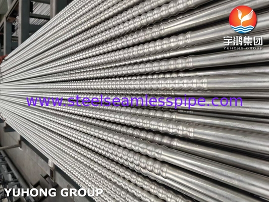 ASME SA312 / ASTM A312 TP310S Corrugated Fin Tube For Heat Exchanger