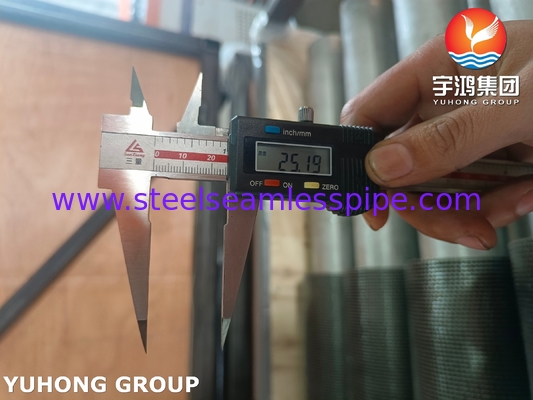 TP304H HFW Fin Tube Serrated Type ASTM A312 For HRSG Heat Recovery Steam System