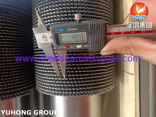 TP304H HFW Fin Tube Serrated Type ASTM A312 For HRSG Heat Recovery Steam System