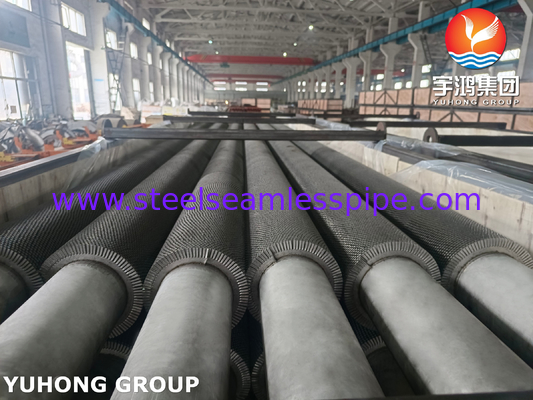 TP304H HFW Fin Tube Serrated Type ASTM A312 For HRSG Heat Recovery Steam System