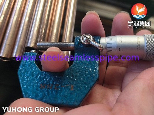ASTM B111 C70600 Copper Nickel Tube for Condenser , Heat Exchanger Application