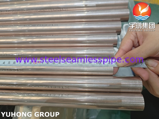 ASTM B111 C70600 Copper Nickel Tube for Condenser , Heat Exchanger Application