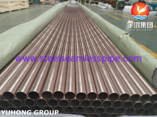 ASTM B111 C70600 Copper Nickel Tube for Condenser , Heat Exchanger Application