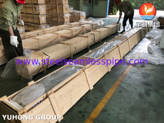 ASTM B111 / ASME SB111 C44300 Copper Tube For Condenser Heat Exchanger Application