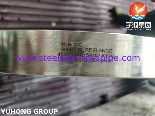 ASTM A182 F304L Stainless Steel Flange ASME B16.5 Forged Blind Flange BLRF