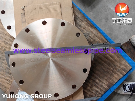 ASTM B283 UNS C70620 Copper Nickel Alloy Flange Forged Blind Flange BLRF