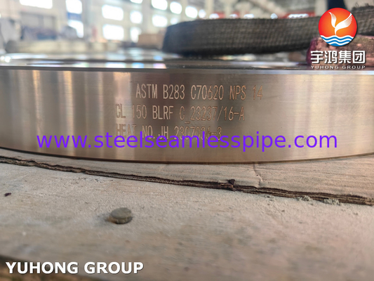 ASTM B283 UNS C70620 Copper Nickel Alloy Flange Forged Blind Flange BLRF