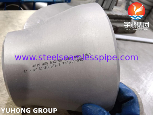 ASTM A815 UNS S32750 Super Duplex Steel Fittings B16.9 BW Concentric Reducer