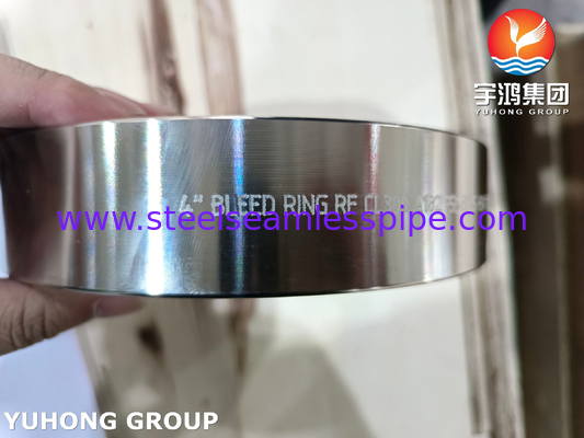 ASTM A182 F55 / UNS S32760 Duplex Steel Fitting ASME B16.5 Bleed Ring Drip Ring