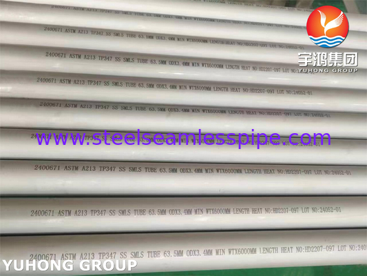 Seamless ASTM A213 TP347 Tubes For High Temperature Environments