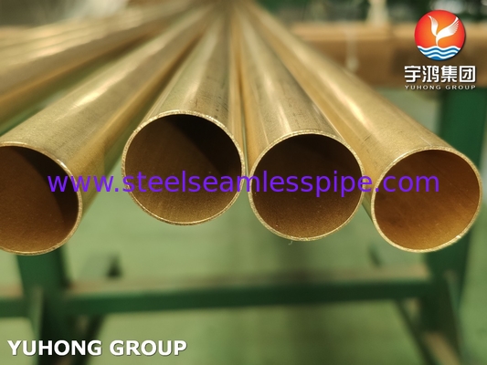 JIS H3300 C6872T / ASTM B111 C68700 Aluminum Brass Tube Heat Exchanger Tube