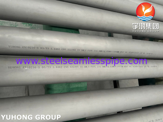 EN10216-5 UNS32205 Seamless Tube For High Pressure Environments