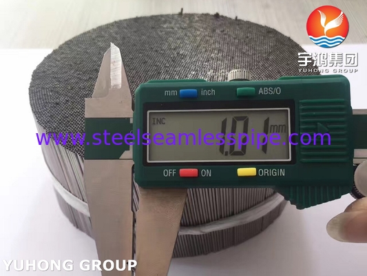 SUS304 SUS316 , Stainless Steel Capillary Tube For Disposable Medical Needle Supplies , 1*50MM