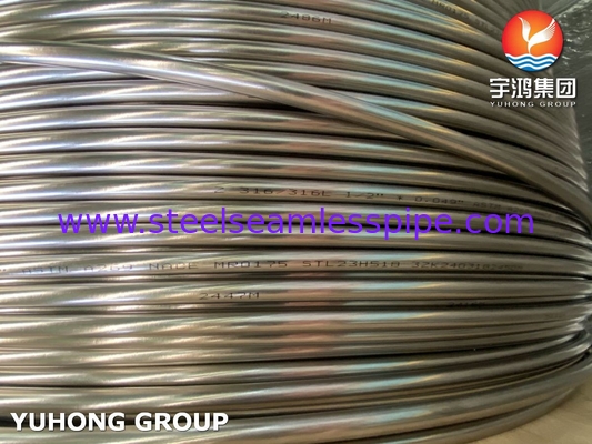 ASTM A269 TP316L Stainless Steel Coil Seamless Tube NACE MR0175 Compliance