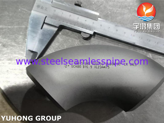 ASTM A815 S32750 Duplex Stainless Steel Fitting Elbow 90 Degree Long Radius Buttwelded