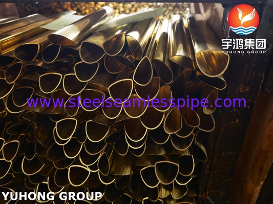 Irregular Shaped Tube Copper Plumbing Tube Decorative Copper Tube