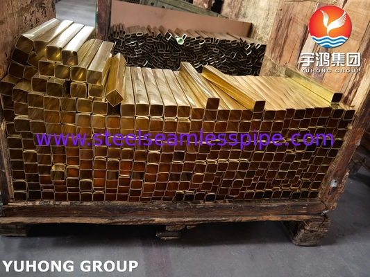 Irregular Shaped Tube Copper Plumbing Tube Decorative Copper Tube