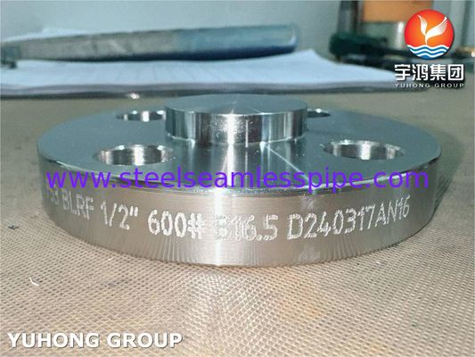 ASTM A182 F53 Duplex Stainless Steel Forged Blind Raised Face Flange B16.5