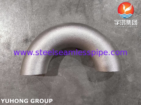 ASTM A403 WP321 Stainless Steel 180° Elbow , ASME B16.9 Buttweld Pipe Fitting