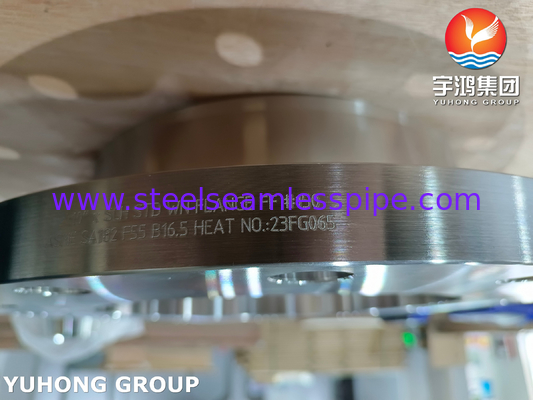 ASTM A182 F55 WNFF Flange B16.5 Super Duplex Steel S32760 Weld Neck Flange