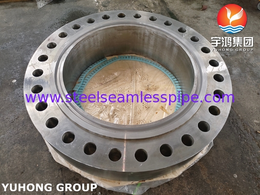 ASME SA266 Gr.2N Carbon Steel Forgings Steel Body Flange For Pressure Vessel