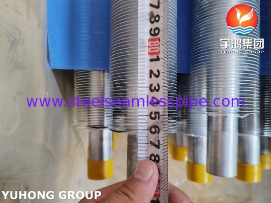 L Type Wound Finned Tube ASME SA249 TP316L With Al1100 For Air Cooler