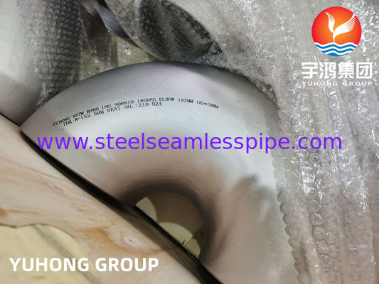 ASTM B366 N08810 Incoloy 800H Nickel Alloy Steel Fitting Elbow
