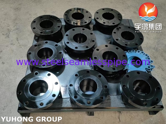 ASTM A182 F5 Alloy Steel Weld Neck Flange Forged WNRF Black Coated