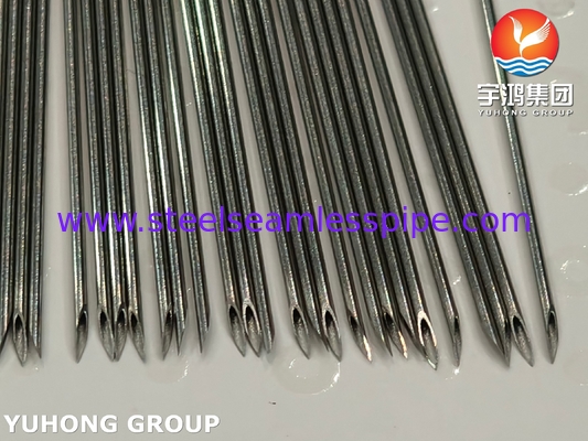 ISO9626 , Medical Injection Stainless Steel Needle Tube , 0.8*44MM 21G , Bevelled Tip