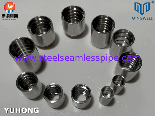 316L Hydraulic Stainless Steel Hose Fitting, Full Coupling