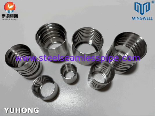 316L Hydraulic Stainless Steel Hose Fitting, Full Coupling