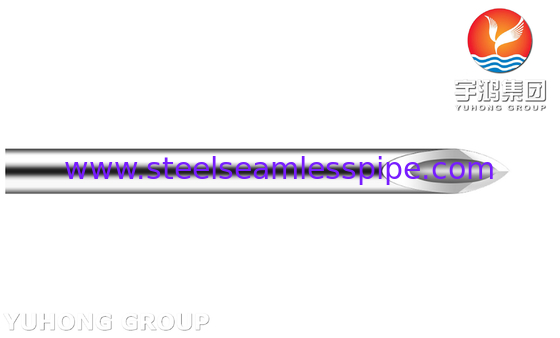 32G Stainless Steel Mesotherapy Needle Tube For Plastic Surgery , Tri-bevelled Needle Point