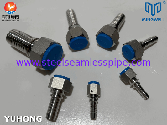 316L Hydraulic Stainless Steel Straight House Fitting