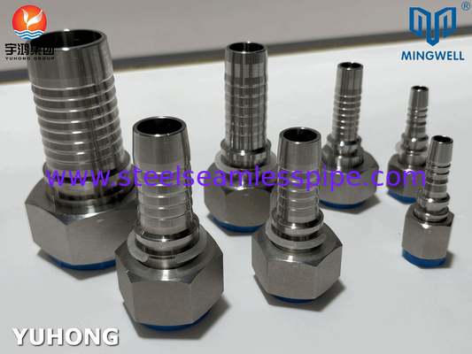316L Hydraulic Stainless Steel Straight House Fitting