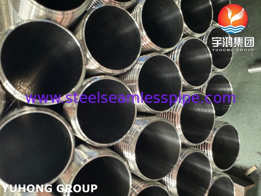 ASTM A270 TP304 Sanitary stainless Steel Tube  With External Thread