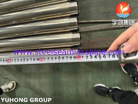 ASTM A270 TP304 Seamless Sanitary Stainless Steel Tube with External Thread End