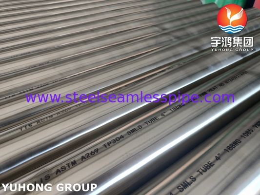 ASTM A269 TP304L Stainless Steel Seamless Tube Heat Exchanger Tube Bright Annealed