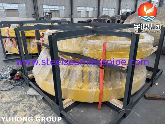 TEST RING FOR HEAT EXCHANGER PARTS SA-266M Gr.2 TEST FLANGE, SHELL SA-516M Gr.70
