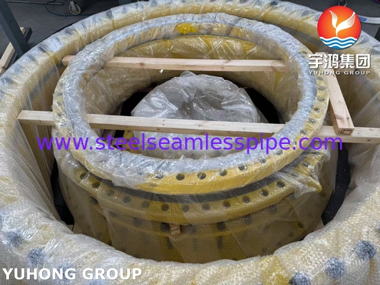 TEST RING FOR HEAT EXCHANGER PARTS SA-266M Gr.2 TEST FLANGE, SHELL SA-516M Gr.70