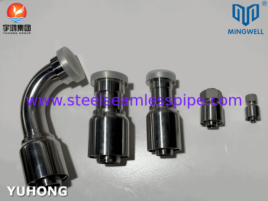 Stainless Steel Hose Coupling Grade 316L Hydraulic Forming