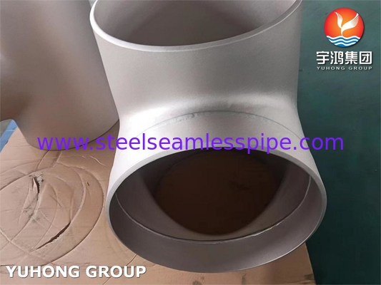 ASTM B466 C70600 Copper Nickel Alloy Pipe Fitting , Buttweld CuNi 90/10 Equal Tee
