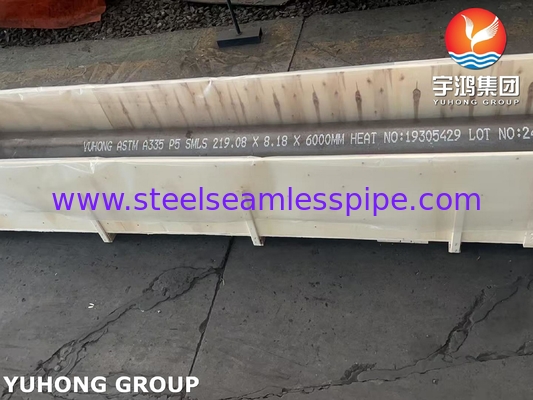 ASTM A335 / ASME SA335 P5 Alloy Steel Seamless Pipe For High Temperature Service
