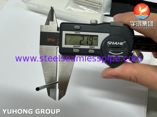 Stainless Steel Embroidery Needle Tube For Clothing Industry , Bevel Tip , 2.2MM * 62MM