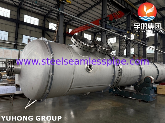 ASTM A312 TP316L Seamless Tubes With ASTM A516 Gr 70  Carbon Steel Shell For Heat Exchanger