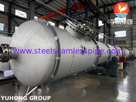 ASTM A312 TP316L Seamless Tubes With ASTM A516 Gr 70  Carbon Steel Shell For Heat Exchanger