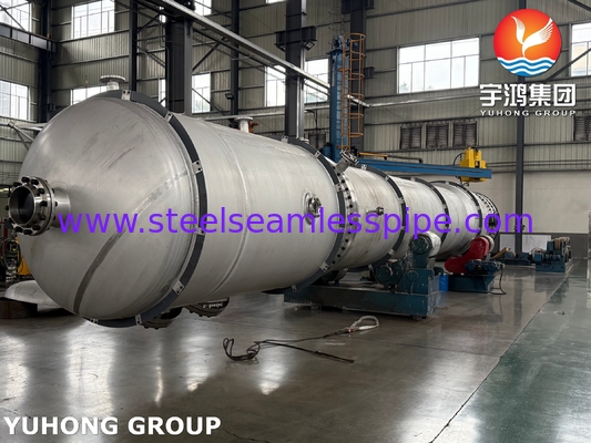 ASTM A312 TP316L Seamless Tubes With ASTM A516 Gr 70  Carbon Steel Shell For Heat Exchanger