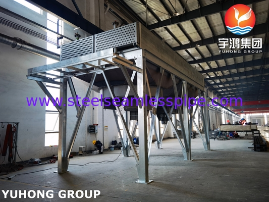 Air Blast Type Horizontal Air Cooled Heat Exchanger Embedded G Fin Tube API 661 ASME VIII Div.1 , ISO 13706