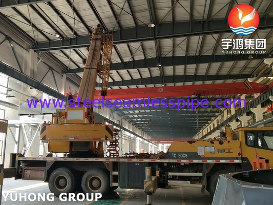 Air Blast Type Horizontal Air Cooled Heat Exchanger Embedded G Fin Tube API 661 ASME VIII Div.1 , ISO 13706